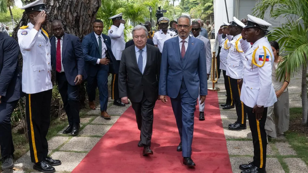 Visite au Palais National 