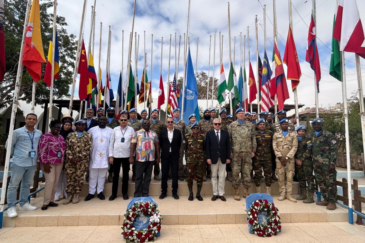 MINURSO CELEBRATES THE INTERNATIONAL DAY OF PEACEKEEPERS Photo of International Day of Peacekeepers