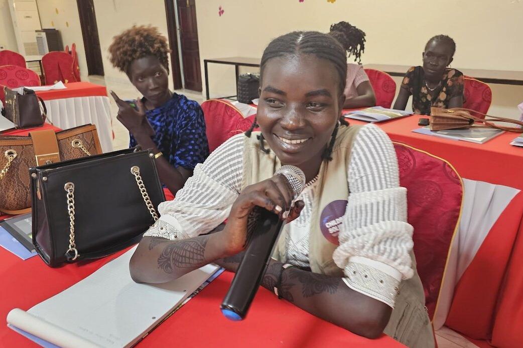 Women in Jonglei are gearing up for elections in 2026 by acquiring leadership skills and sharing experiences, like here, during a workshop in Bor.