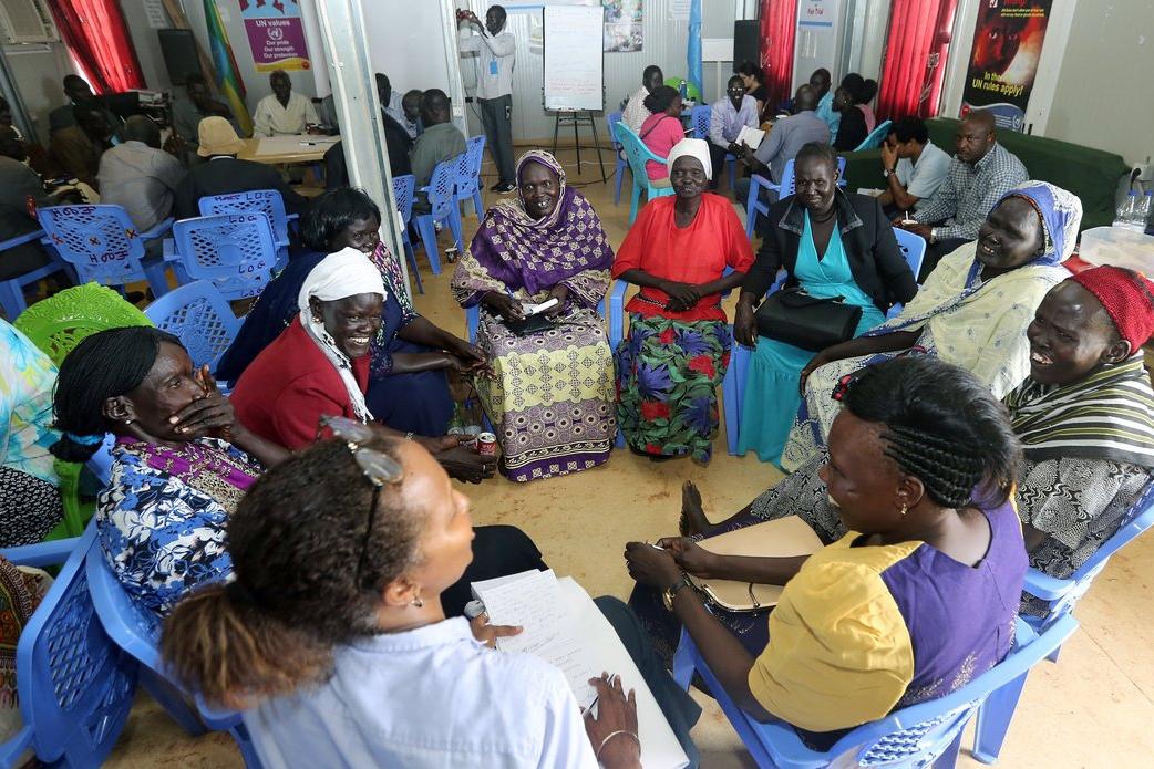 Participants of the fair trial workshop held in Rumajak on 1-2 August 2019