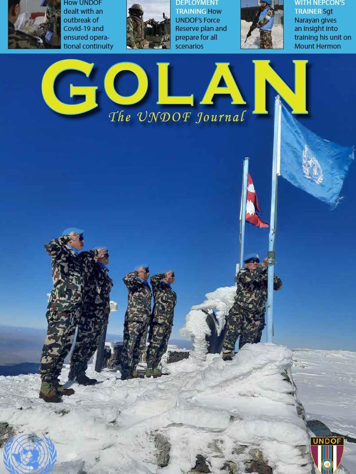 Golan Journal, January - May 2021