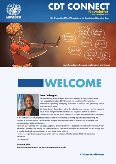 Dowload our Bi-monthly Official Newsletter No 1 - Dec 2024